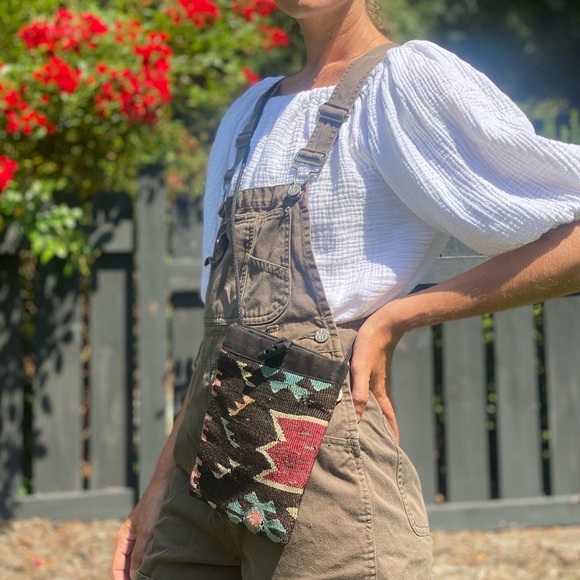 Vintage Handbags - Vintage Kilim Crossbody Purse